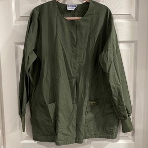 Landau Green Button-Up Jacket